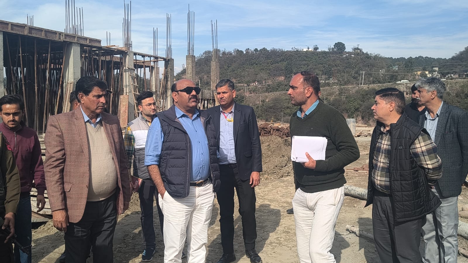 'Surinder Choudhary reviews Nowshera infrastructure works, calls for quality and timely completion'